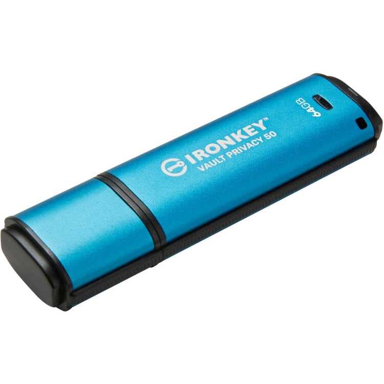 Kingston IronKey Vault Privacy 50 64 GB usb-stick — afbeelding 1