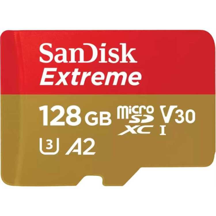 SanDisk Extreme microSDXC 128 GB geheugenkaart — afbeelding 1