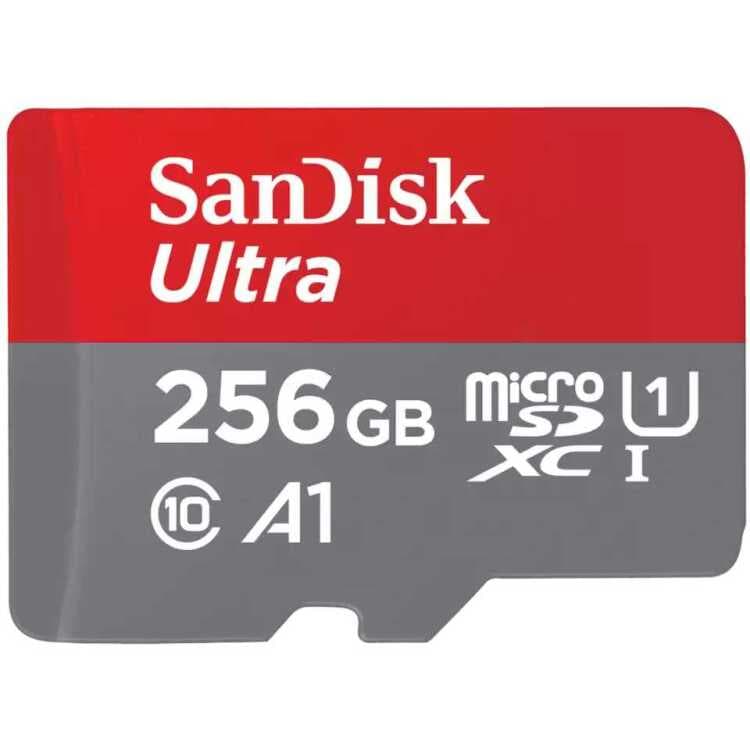 SanDisk Ultra 256 GB microSDXC geheugenkaart — afbeelding 1