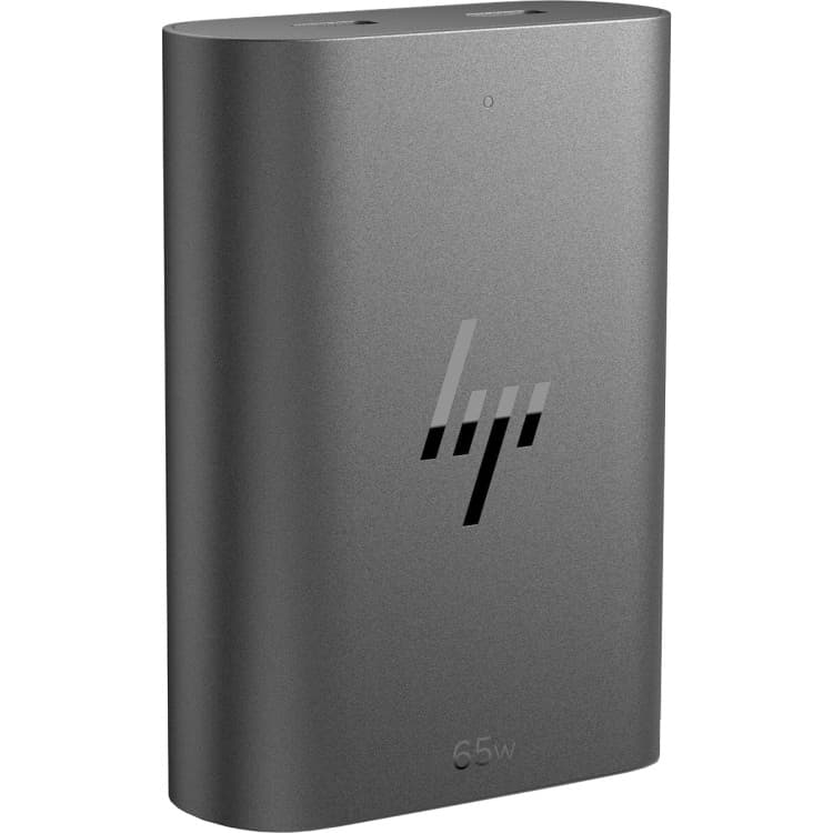 HP 65W GaN USB-C laptop oplader — afbeelding 1
