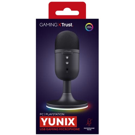Trust GXT234 Yunix Usb Microphone bk microfoon