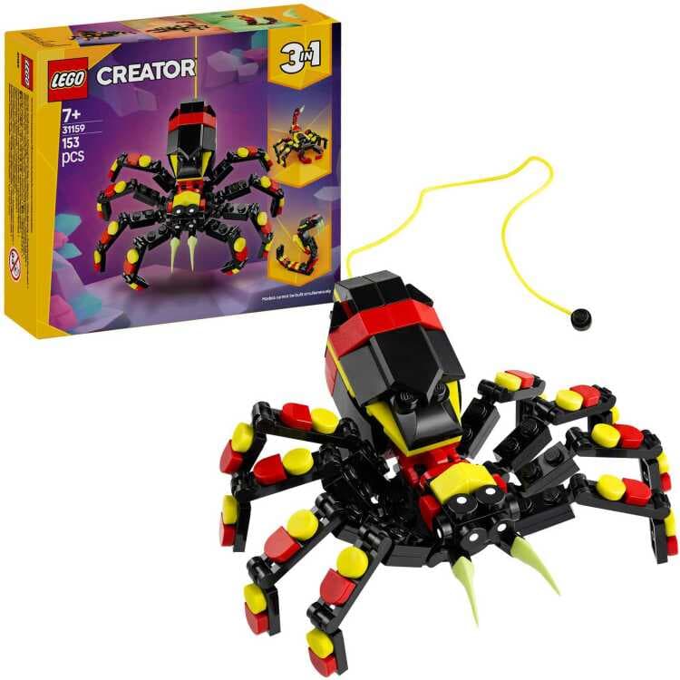 LEGO Creator 3-in-1 - Wilde dieren: spannende spin Constructiespeelgoed — afbeelding 1