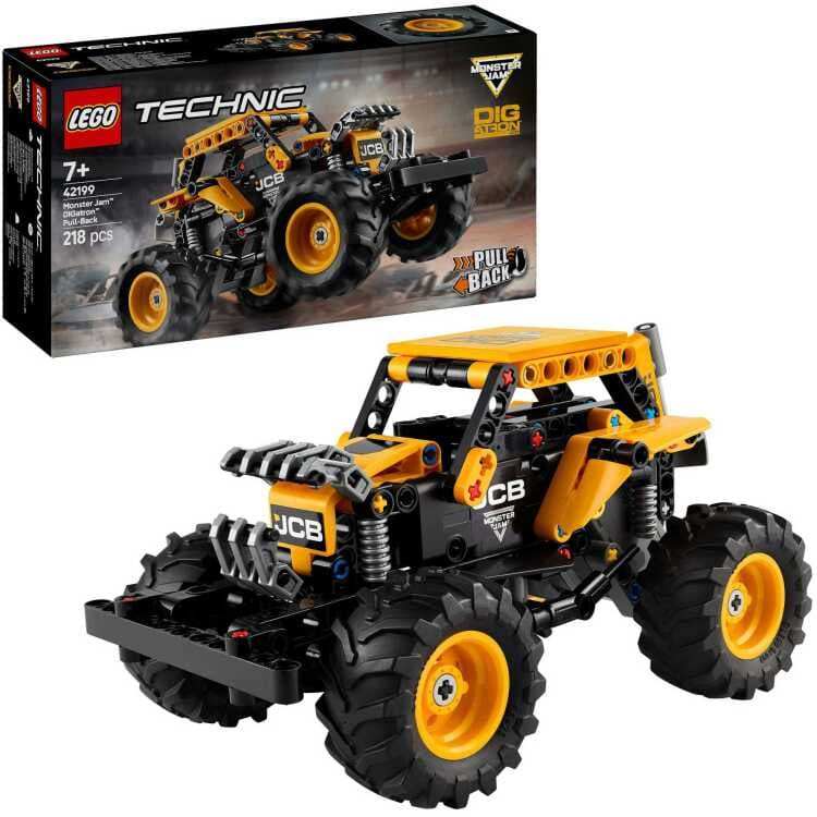 LEGO Technic - Monster Jam DIGatron pull-back Constructiespeelgoed — afbeelding 1