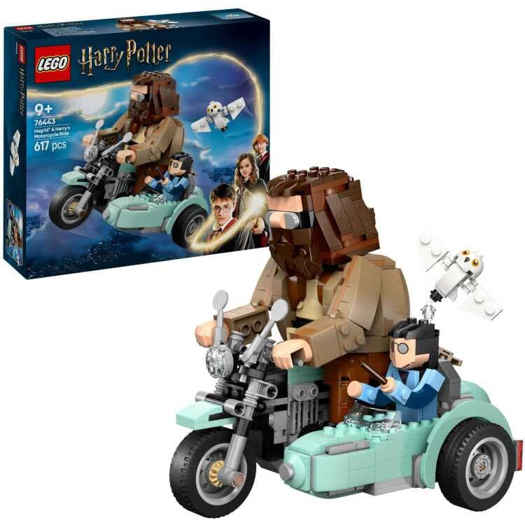 LEGO Harry Potter - Hagrid en Harry's rit op de motor Constructiespeelgoed — afbeelding 1