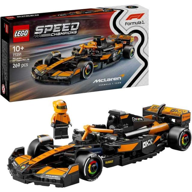 LEGO Speed Champions - McLaren F1 Team MCL38 racewagen Constructiespeelgoed