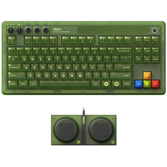 8BitDo Retro 87 Mechanical Keyboard - Xbox Edition gaming toetsenbord