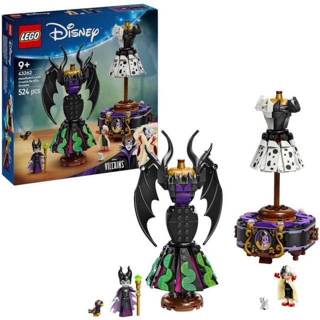 LEGO Disney - De jurken van Maleficent en Cruella De Vil Constructiespeelgoed