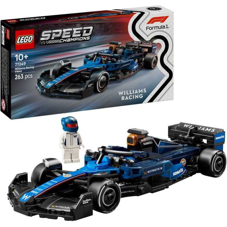 LEGO Speed Champions - Williams Racing FW46 F1 racewagen Constructiespeelgoed — afbeelding 1