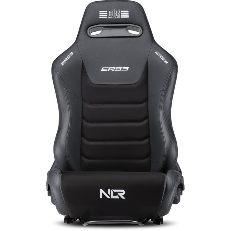 Next Level Racing ERS3 Elite Reclining Seat - PU leder & suède edition gamestoel — afbeelding 1