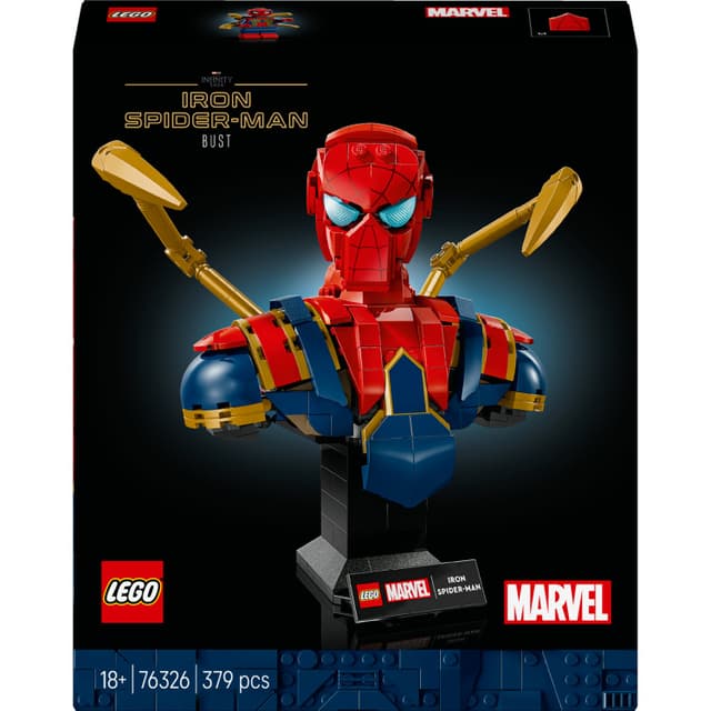 LEGO Marvel - Iron Spider-Man buste Constructiespeelgoed