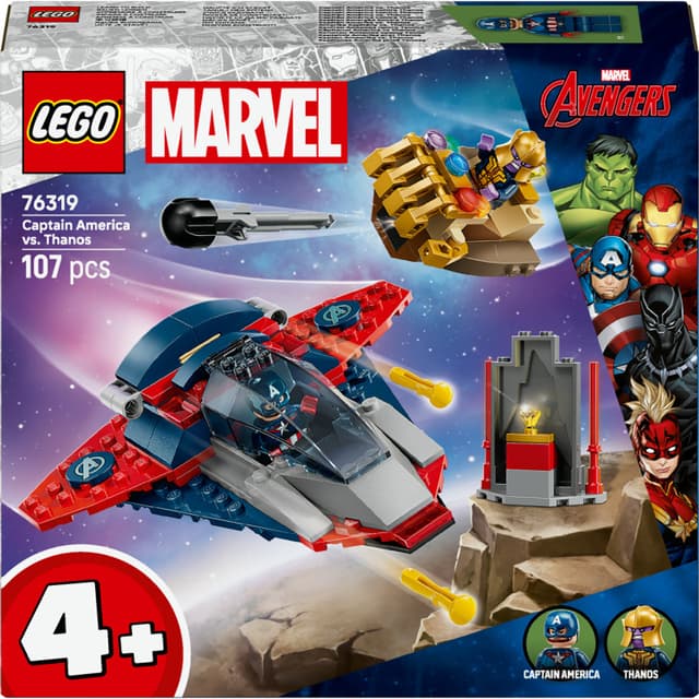 LEGO Marvel - Captain America vs. Thanos Constructiespeelgoed