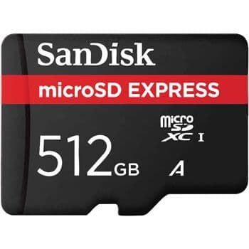 SanDisk microSD Express 512 GB geheugenkaart — afbeelding 1