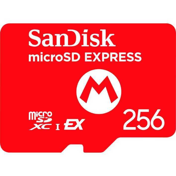 SanDisk Nintendo Switch 2 mircoSD Express Card 256 GB geheugenkaart — afbeelding 1