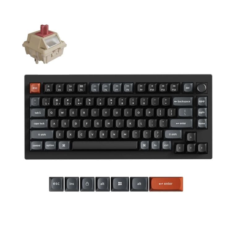 Keychron V1 Ultra 8K Wireless Custom Mechanical Keyboard toetsenbord — afbeelding 1