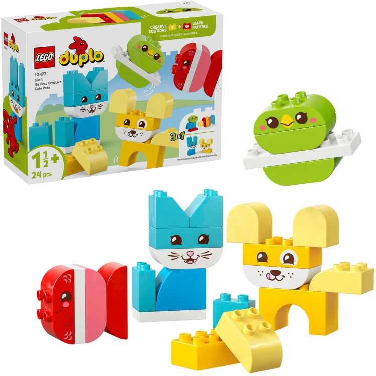 LEGO DUPLO - 3-in-1 creatieve huisdieren Constructiespeelgoed — afbeelding 1