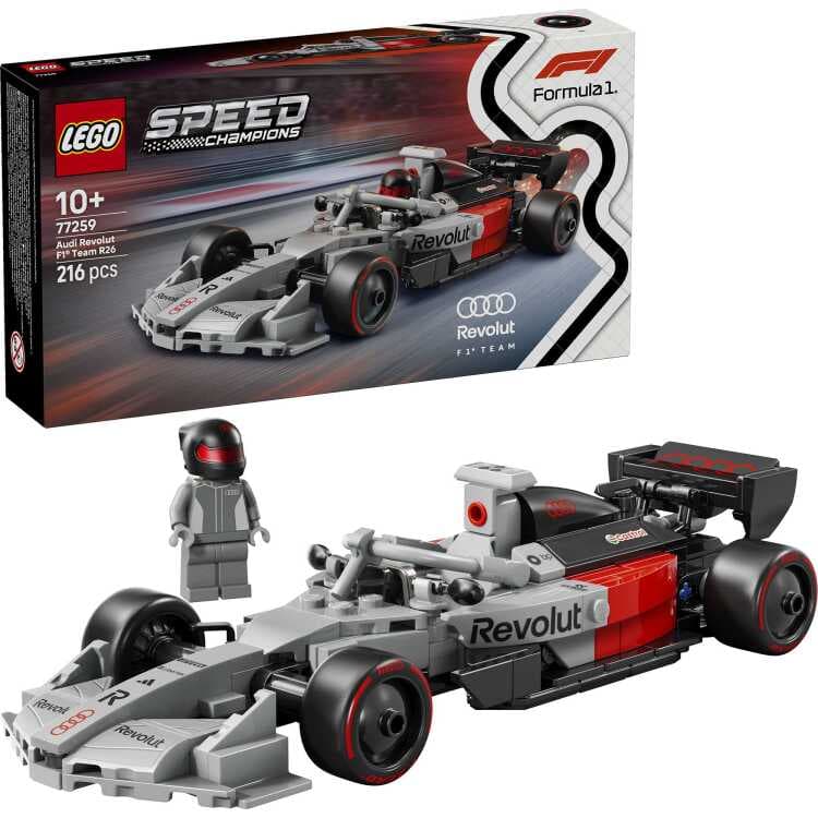 LEGO Speed Champions - Audi Revolut F1 Team R26 racewagen Constructiespeelgoed — afbeelding 1