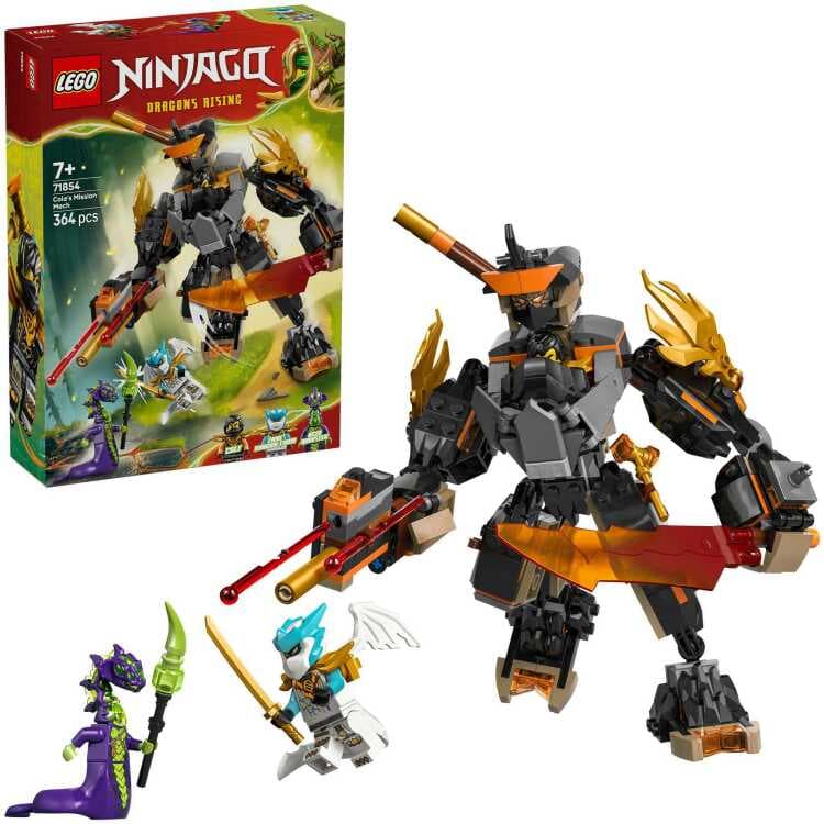 LEGO Ninjago - Cole's missiemecha en draak Zane Constructiespeelgoed — afbeelding 1