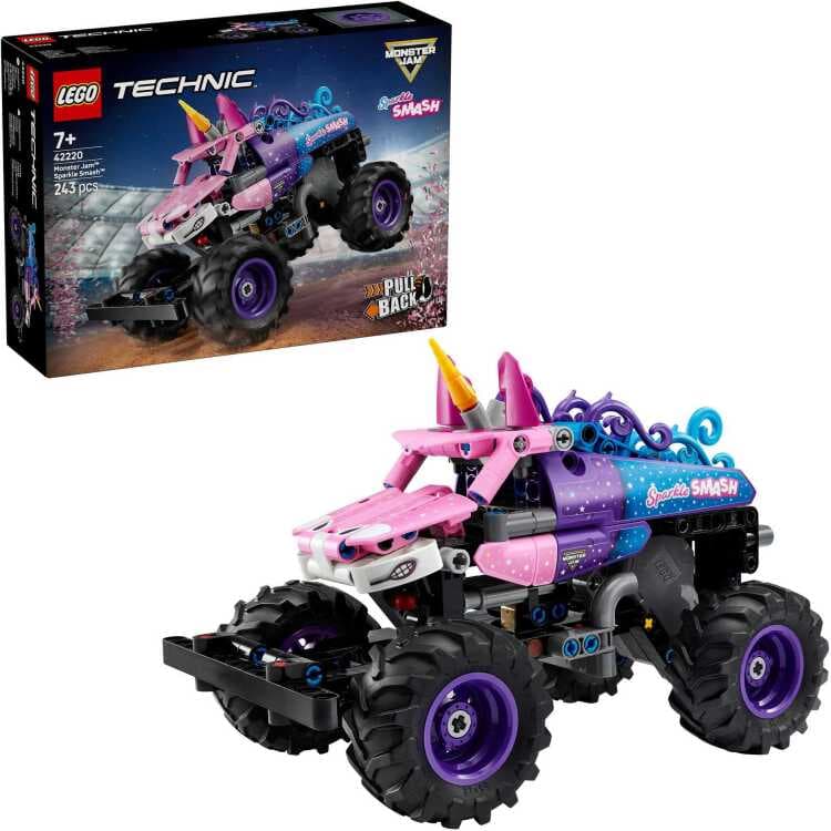 LEGO Technic - Monster Jam Sparkle Smash pull-back Constructiespeelgoed — afbeelding 1