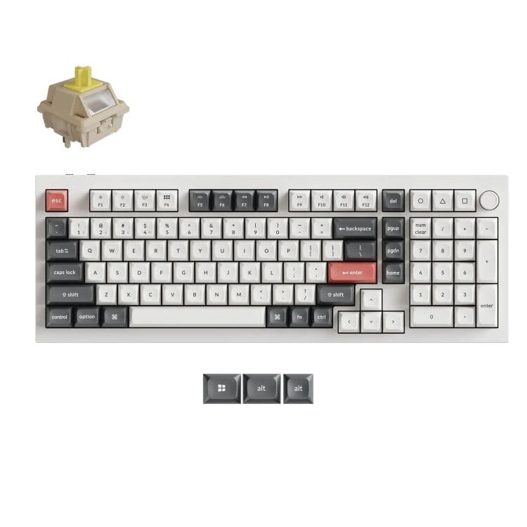 Keychron Q5 Ultra-M3 8K Wireless Custom Mechanical Keyboard toetsenbord — afbeelding 1
