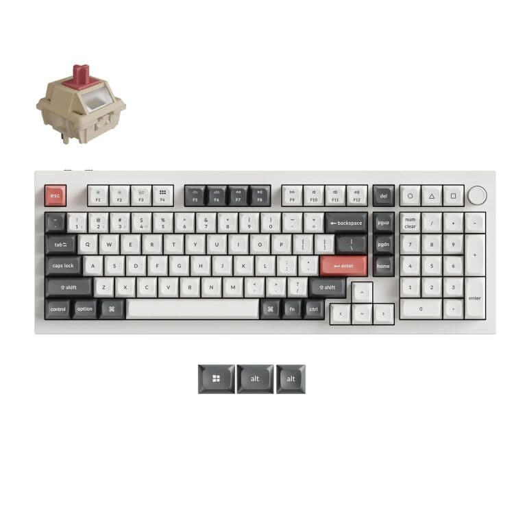 Keychron Q5 Ultra-M3 8K Wireless Custom Mechanical Keyboard toetsenbord — afbeelding 1