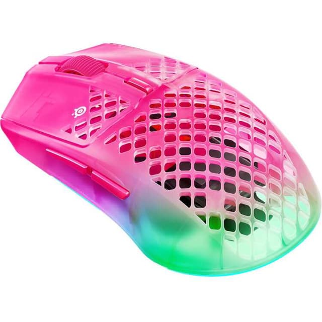 SteelSeries Aerox 3 Wireless Gen 2 MagentaHaze gaming muis