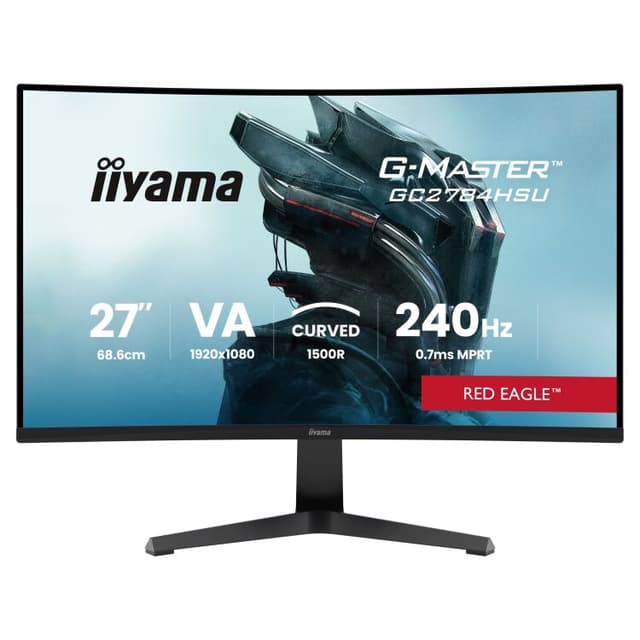 iiyama G-Master Red Eagle GC2784HSU-B1 27'' Curved gaming monitor