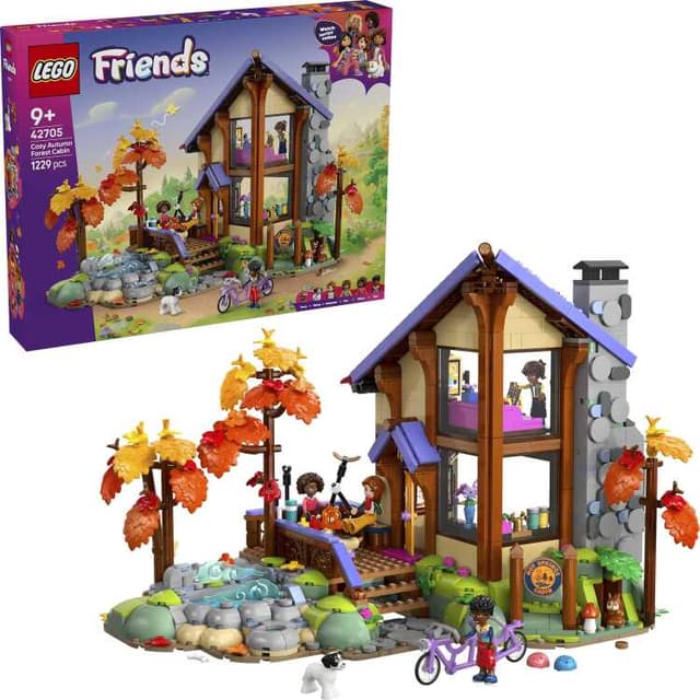 LEGO Friends - Gezellige boshut in de herfst Constructiespeelgoed