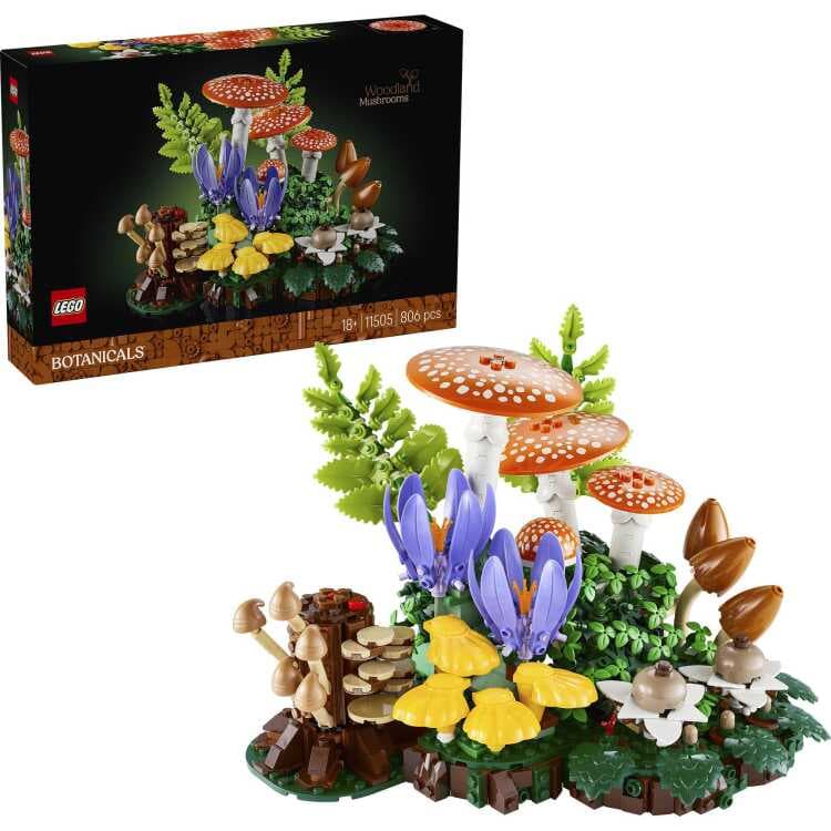 LEGO Botanicals - Bospaddenstoelen Constructiespeelgoed — afbeelding 1