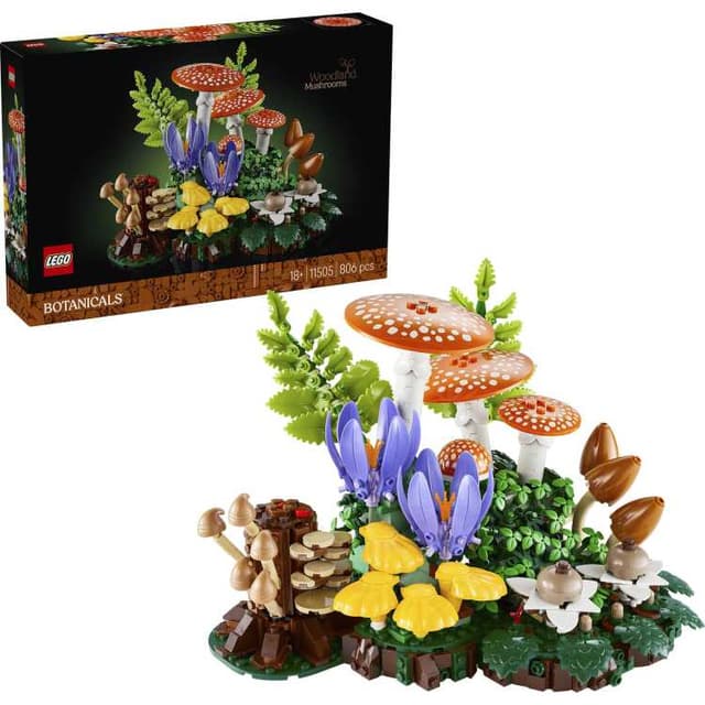 LEGO Botanicals - Bospaddenstoelen Constructiespeelgoed
