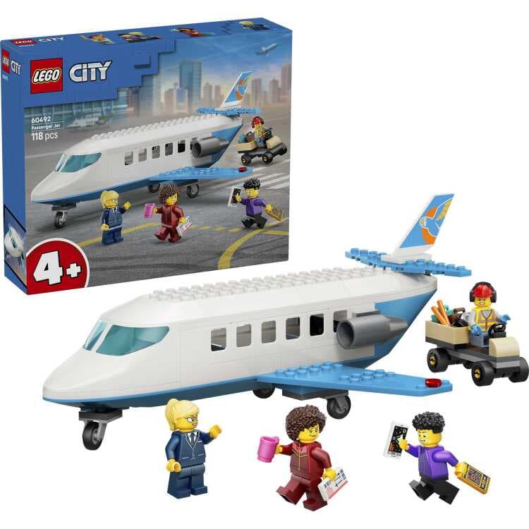 LEGO City - Passagierstoestel Constructiespeelgoed — afbeelding 1