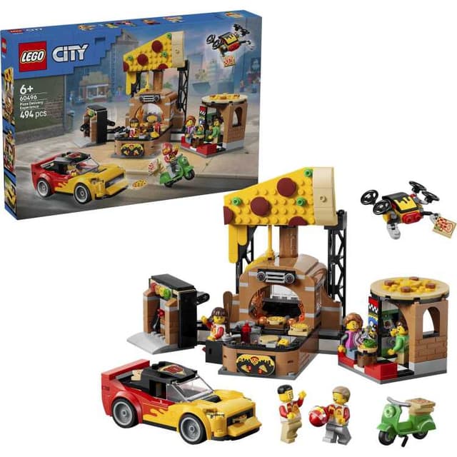 LEGO City - Pizzacentrale met voertuigen Constructiespeelgoed