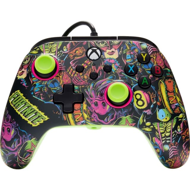 PowerA Advantage controller met kabel voor de Xbox Series X S - Fortnite: Glow gamepad