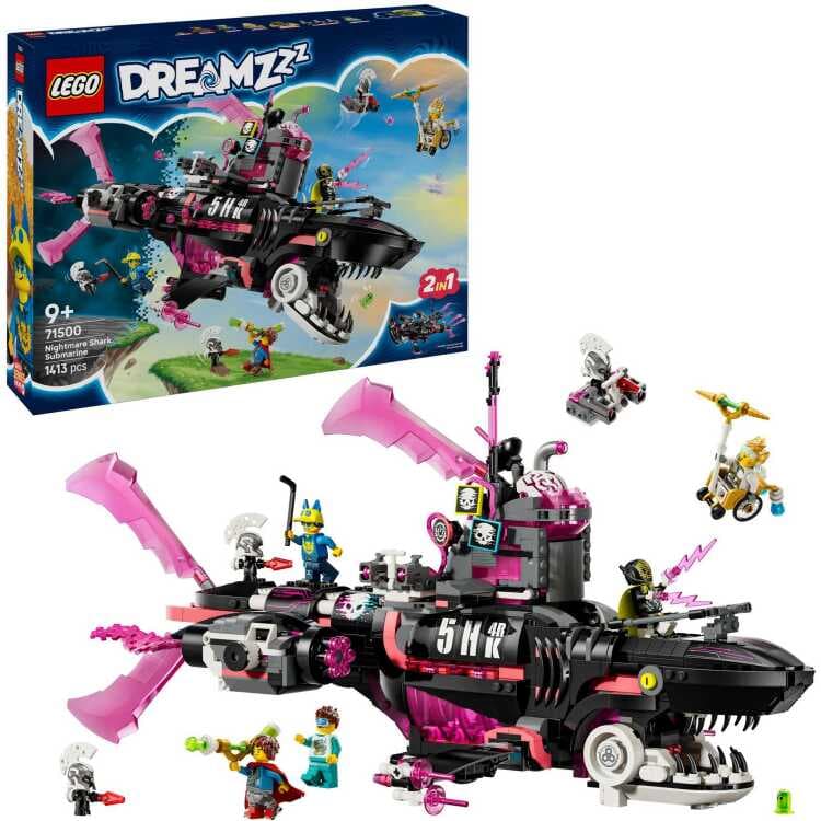 LEGO DREAMZzz - Nachtmerrie haaienonderzeeër Constructiespeelgoed — afbeelding 1